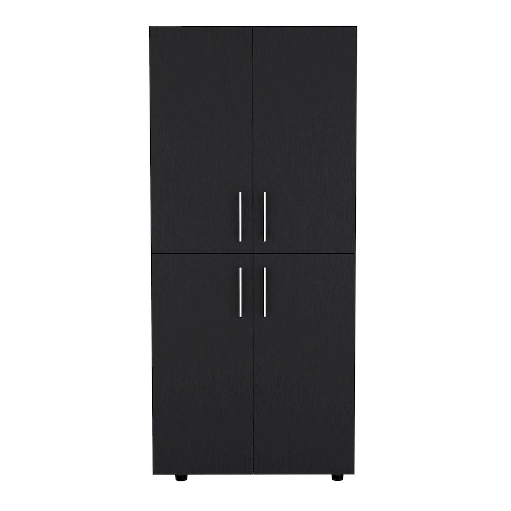 Hazel Armoire Black MDF. Picture 1