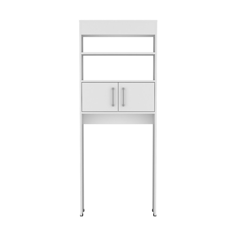 Madrid Over The Toilet Cabinet White MDF. Picture 4