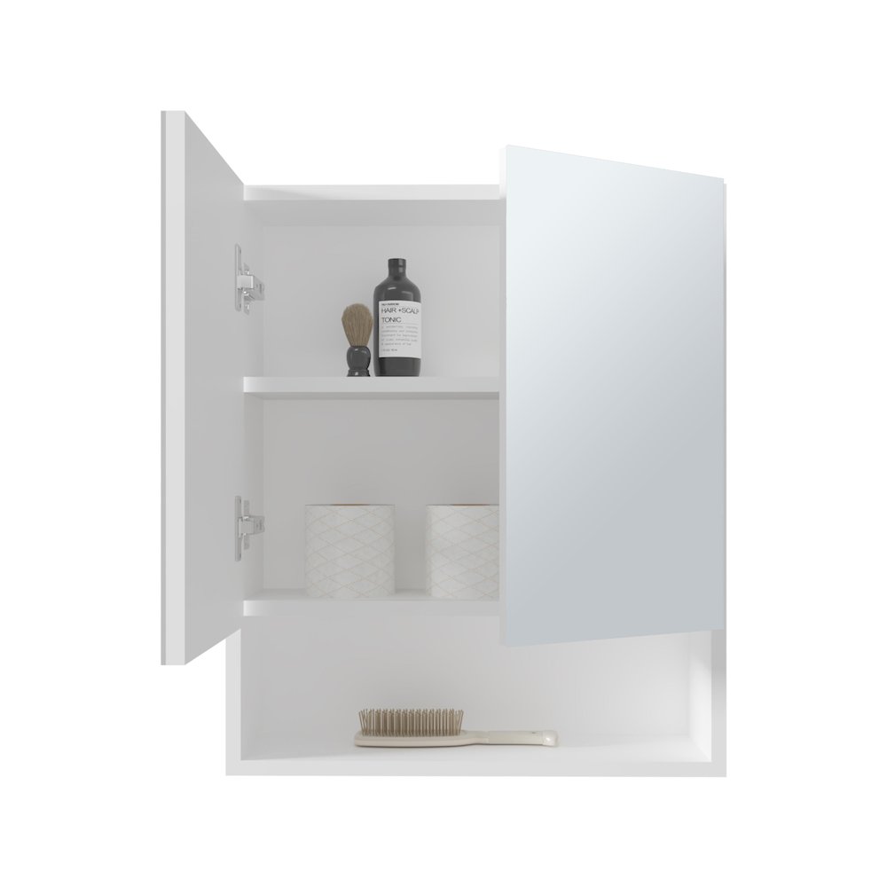 Wanna Mirror Medicine Cabinet White MDF. Picture 2