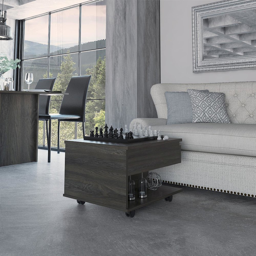 Luanda Coffee Table Espresso MDF. Picture 3