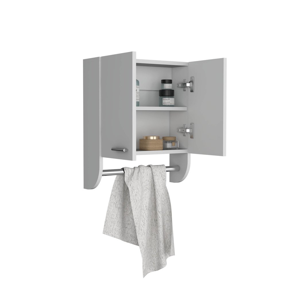 Optim Medicine Cabinet White MDF. Picture 2