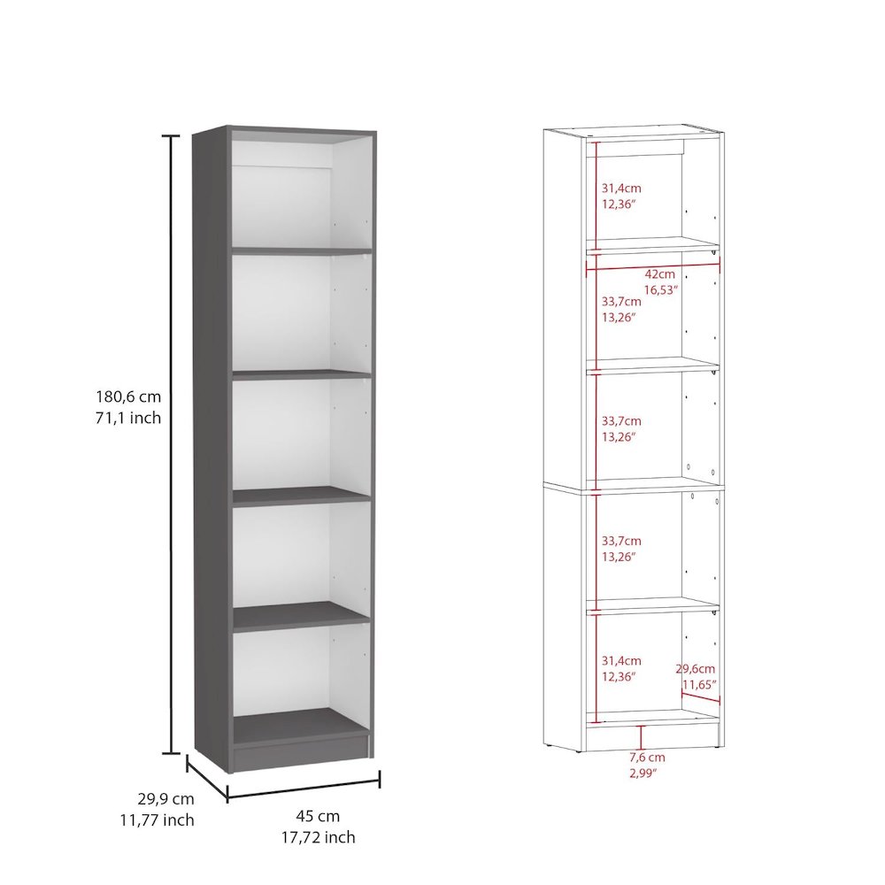 Superior 150 Wall Cabinet Black MDF. Picture 4