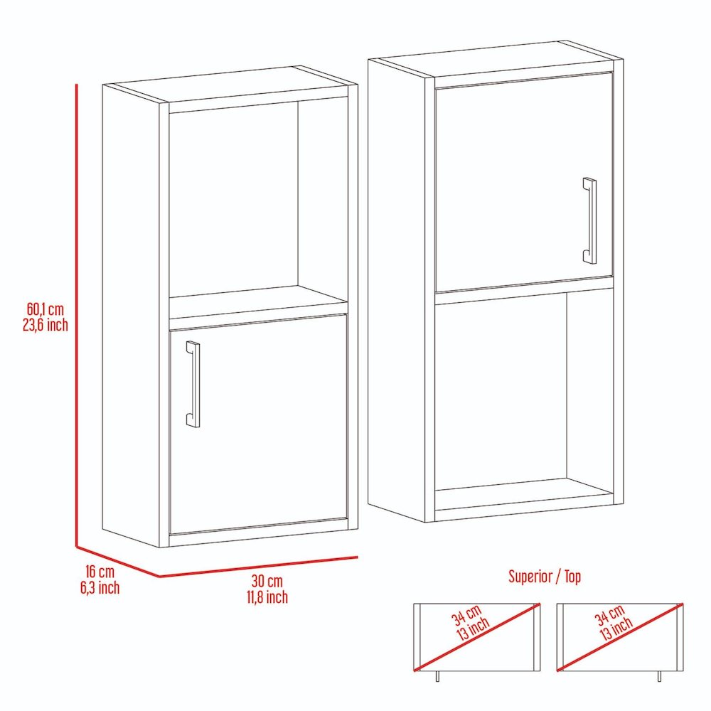 Oba Medicine Cabinet White MDF. Picture 4