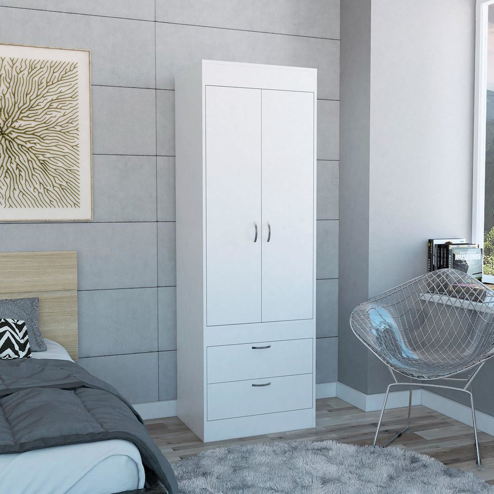 Lisboa Armoire White MDF. Picture 3