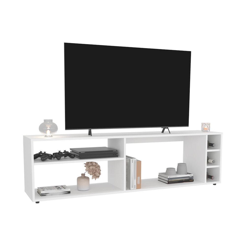 Suxta TV Stand White MDF. Picture 2