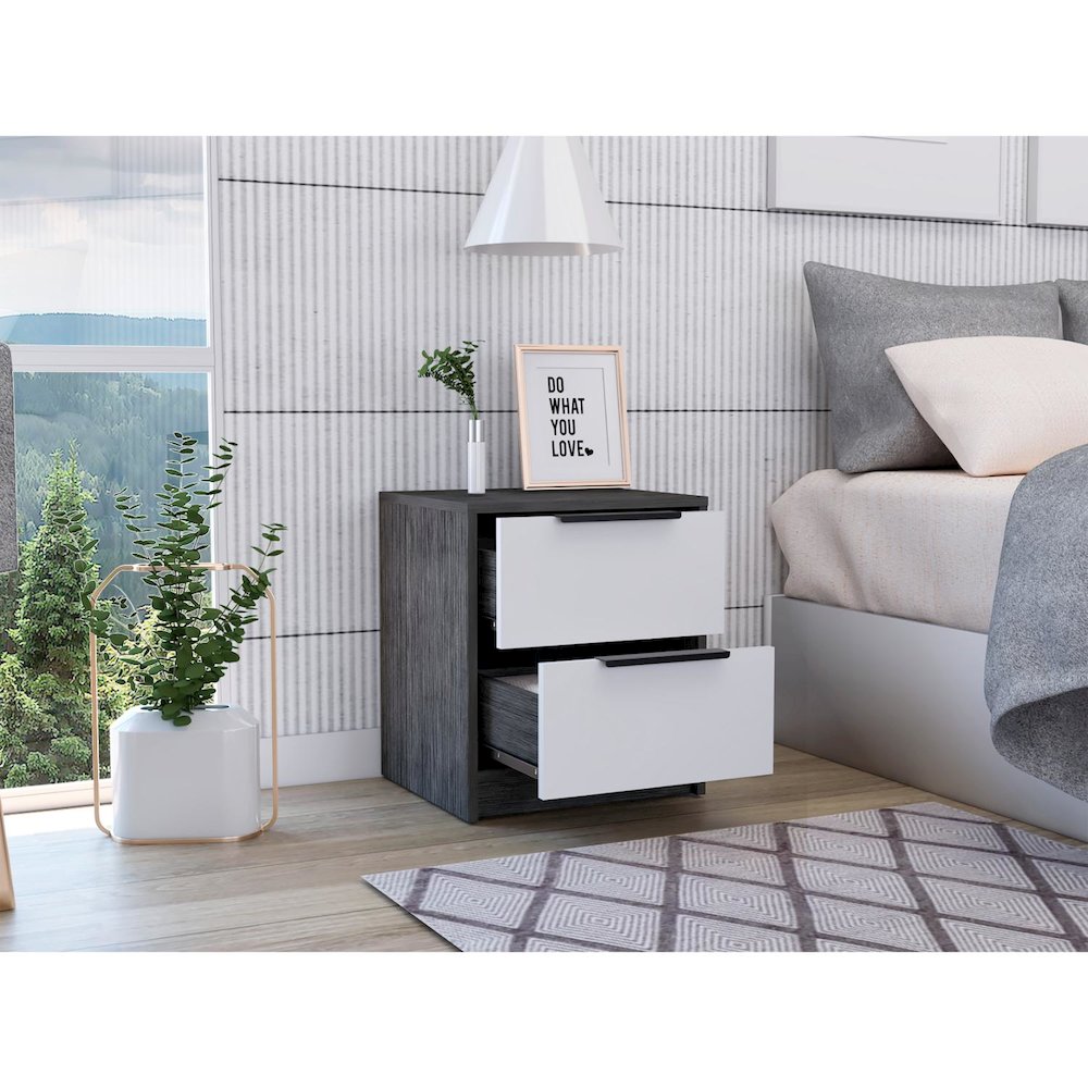 Augusta Nightstand Black MDF. Picture 5