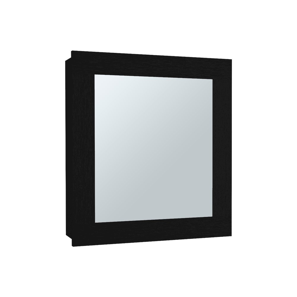 Luma Mirror Medicine Cabinet Black Wengue MDF. Picture 5