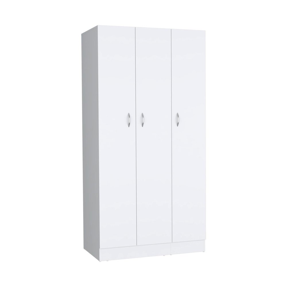 Ohio Armoire Wardrobe White MDF. Picture 1