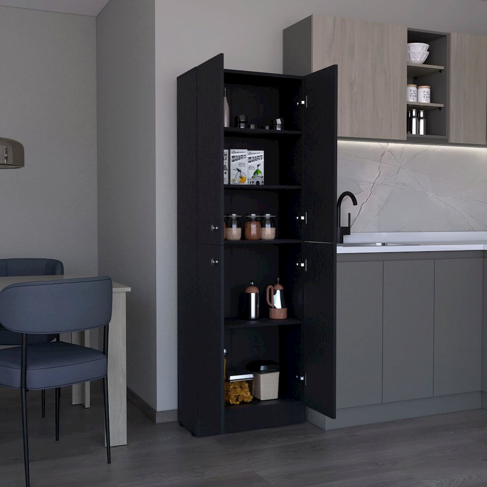 Varese Pantry White MDF. Picture 5