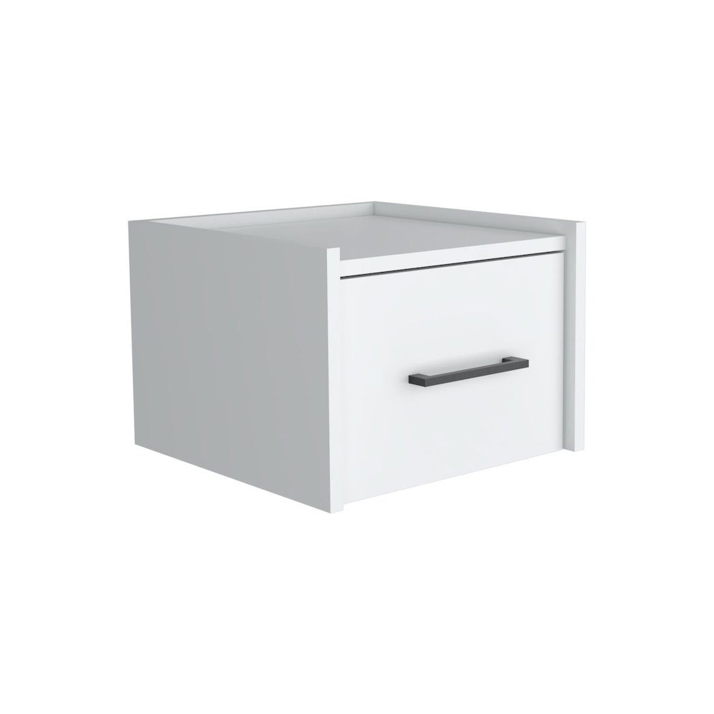 Boa Floating Nightstand White MDF. Picture 1