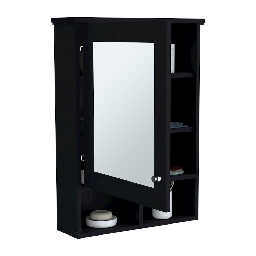 Vina Medicine Cabinet Black Wengue MDF. Picture 2