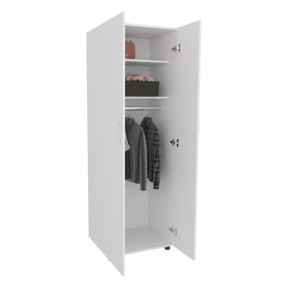 Aurora Armoire White MDF. Picture 2