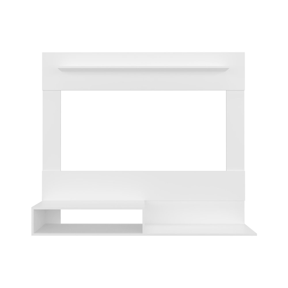 Being Floating Entertainment Center White MDF. Picture 1