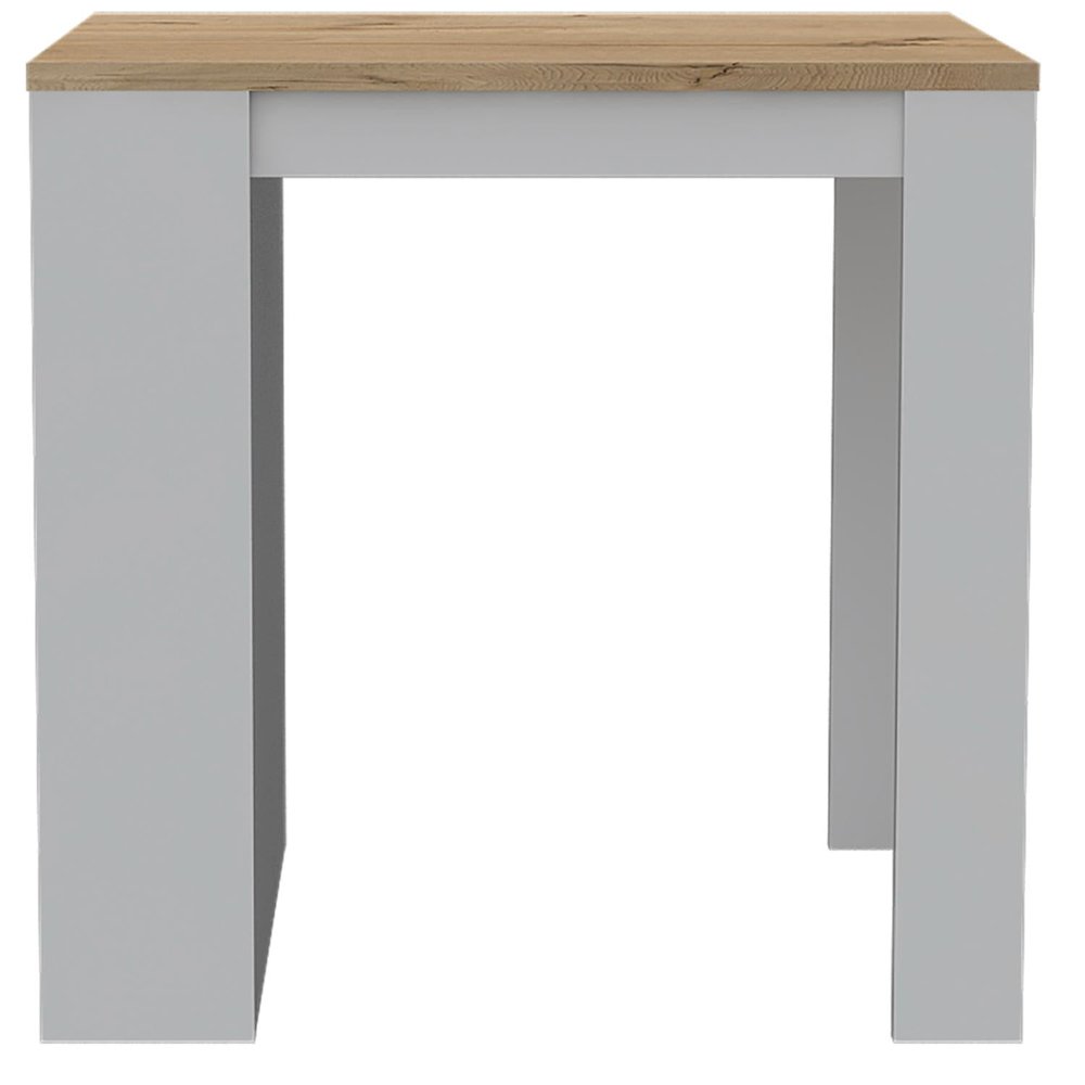 Tanna Kitchen Island White / Light Oak MDF. Picture 5
