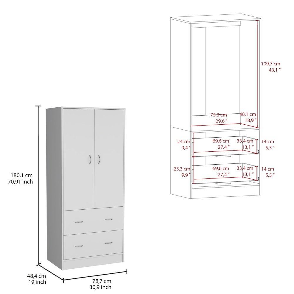 Classic Bar Cabinet Black / Walnut MDF. Picture 4