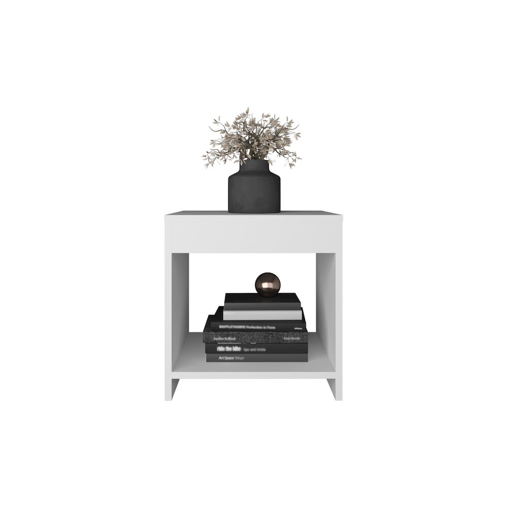 Chroma Nightstand White MDF. Picture 2