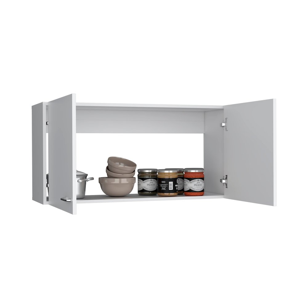 Napoles Wall Cabinet White MDF. Picture 1