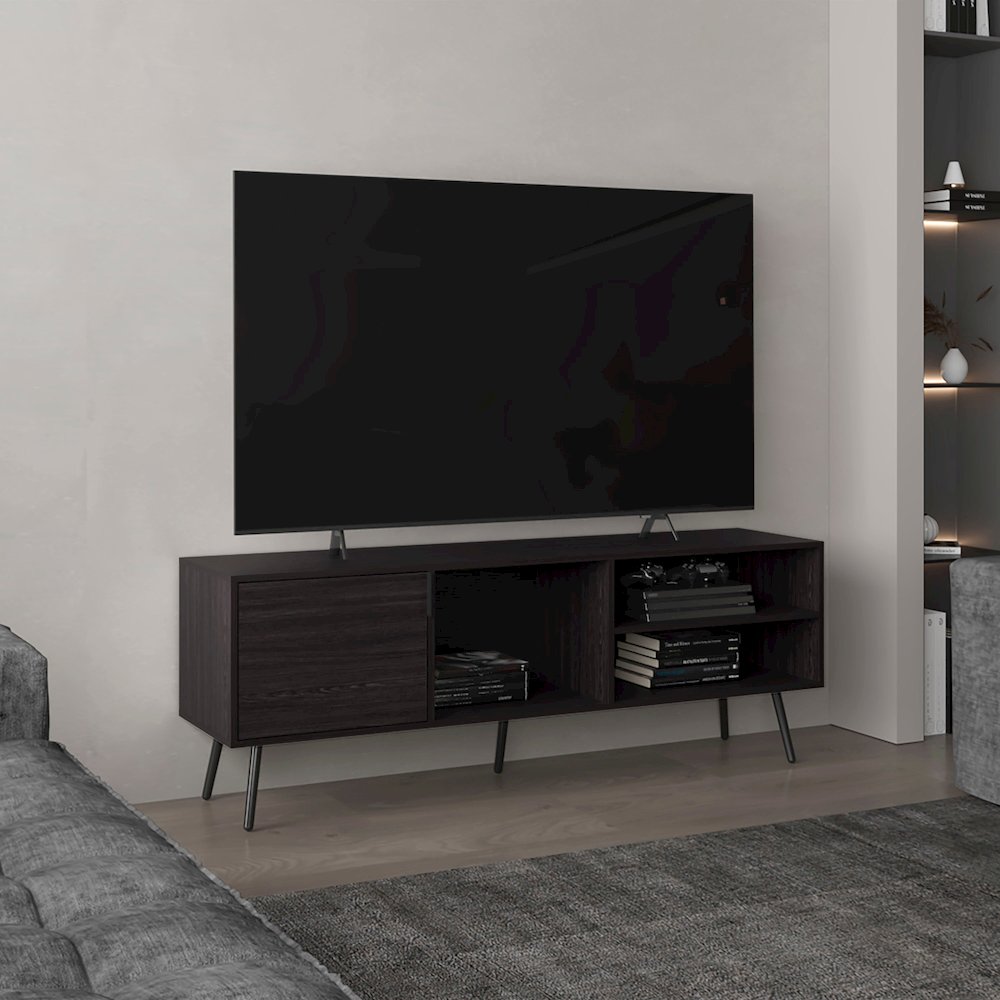 Vulcan Tv Stand Black MDF. Picture 3