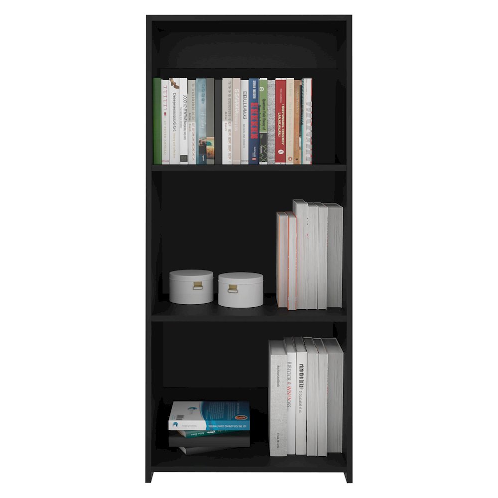 Note Ladder Bookcase Black MDF. Picture 2