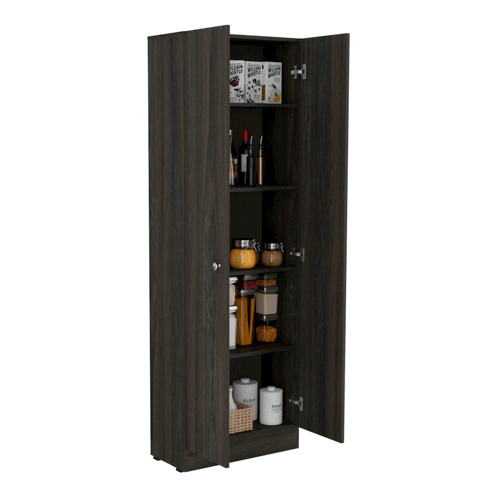 Multistorage Pantry Espresso / Black MDF. Picture 2