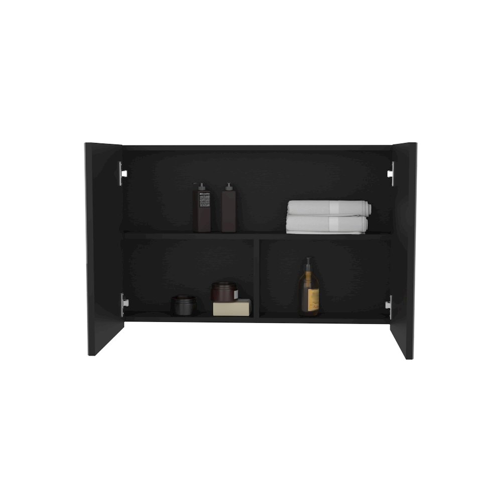 Bouti Medicine Cabinet Black Wengue MDF. Picture 1