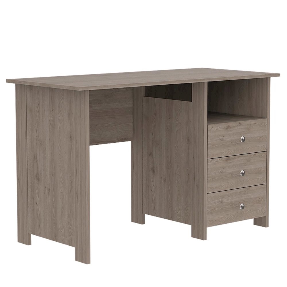 Bianco Desk Light Gray MDF. Picture 1