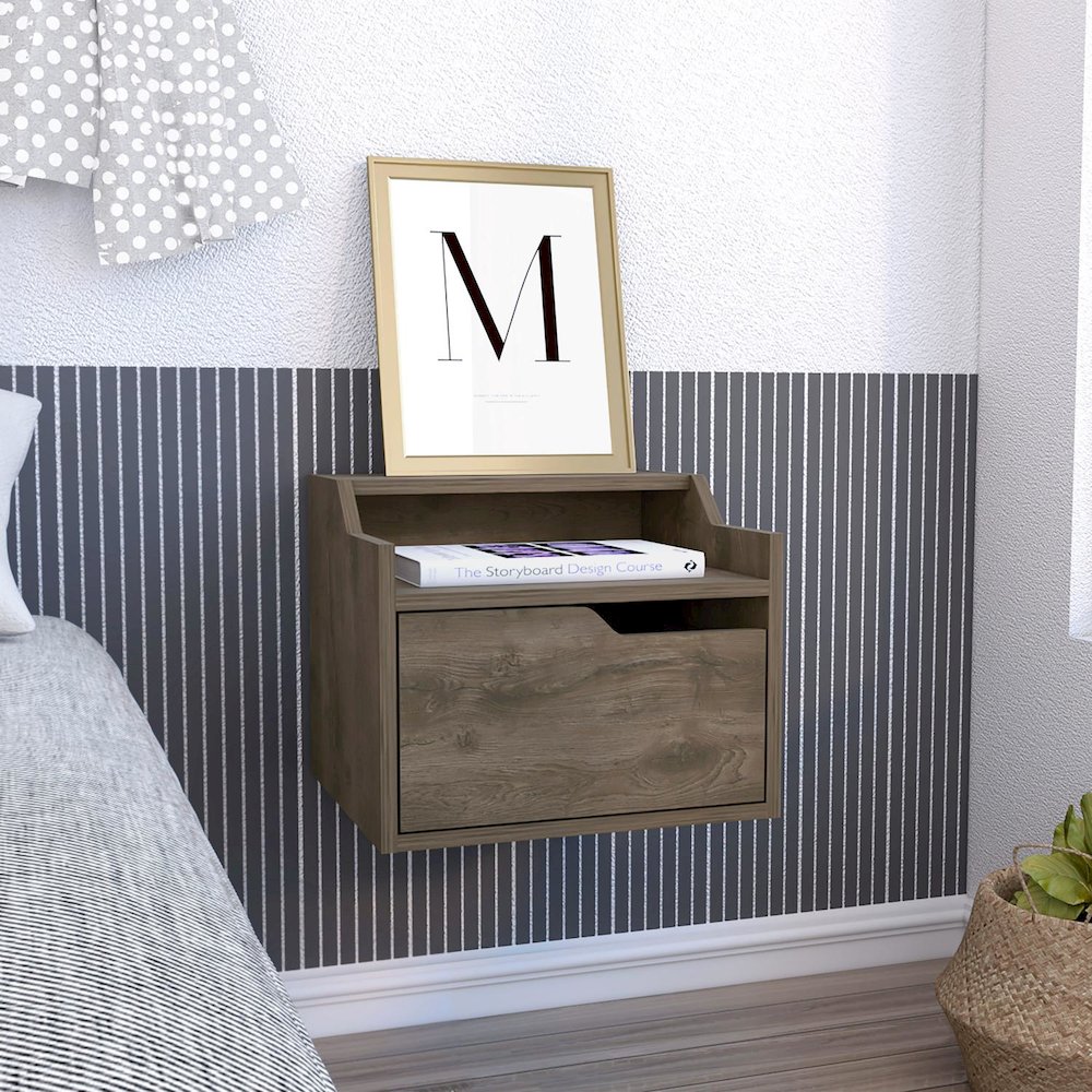 St Clair Linen Cabinet Light Oak / White MDF. Picture 3