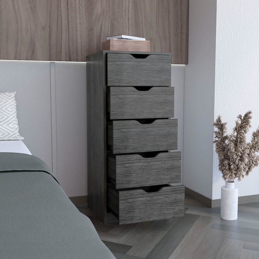 slim fit dress slacks Costway 6-Drawer Gray Chest Dresser Clothes Storage Bedroom Furniture – US  Bath Store main image 1