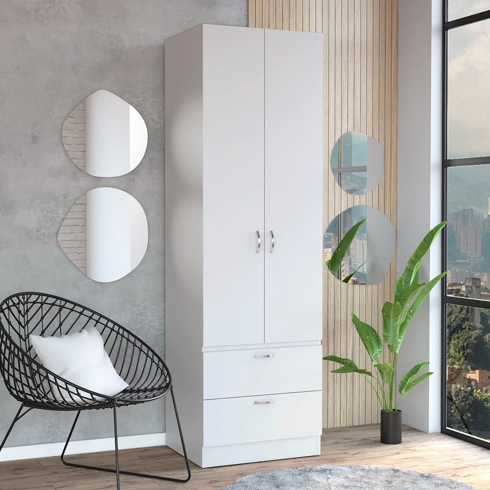 Vicco Armoire White MDF. Picture 3