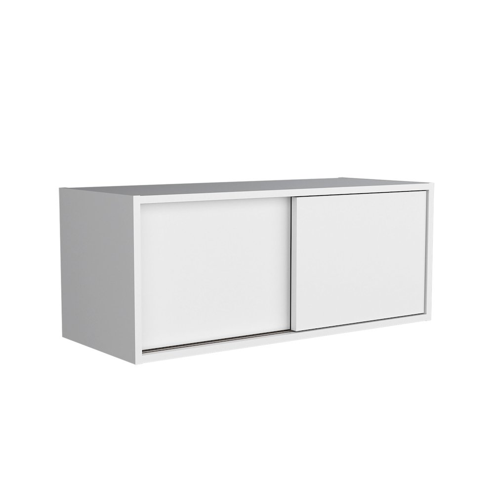 Napoles 2 Wall Cabinet White MDF. Picture 1