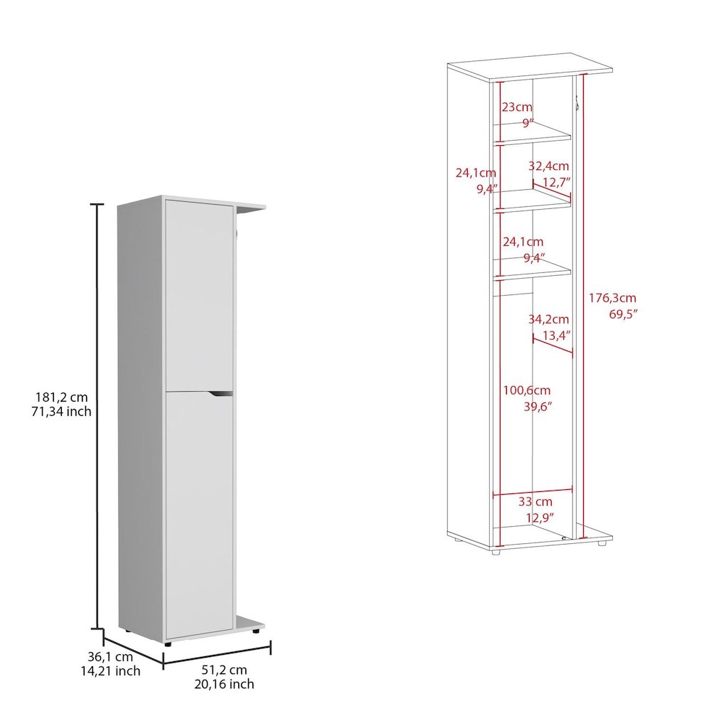 Oban Corner Bar Cabinet Black MDF. Picture 4