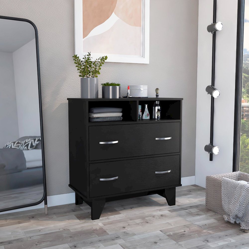 Portnova Dresser Black MDF. Picture 3