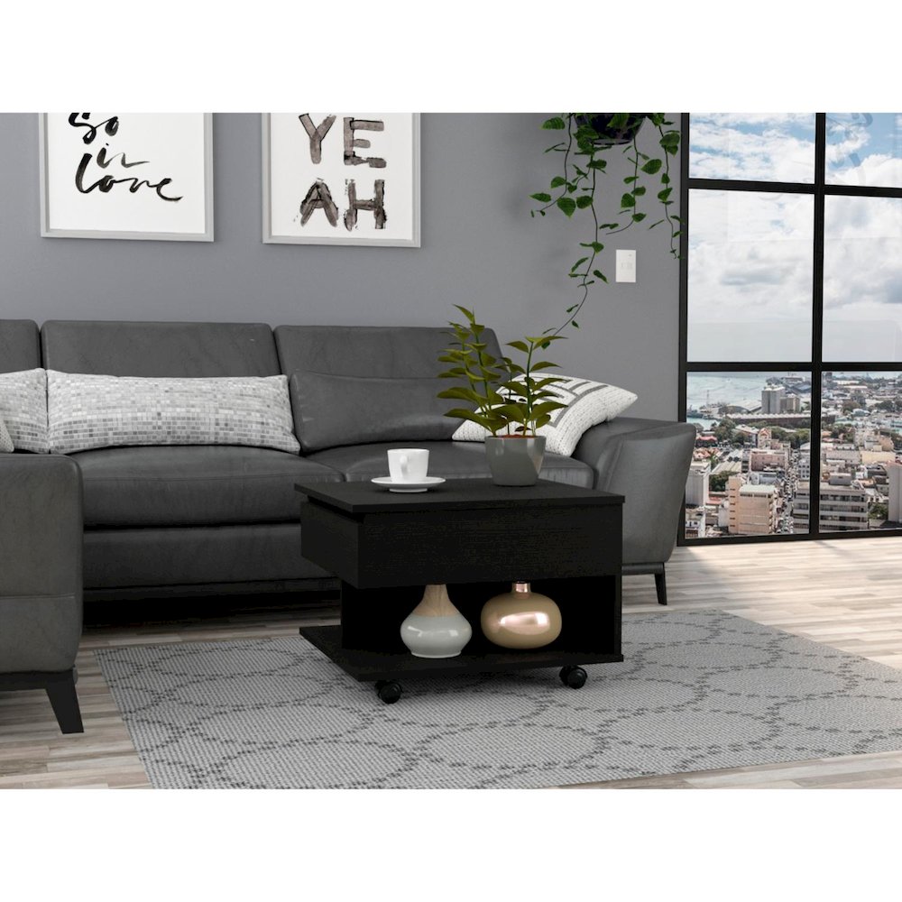 Luanda Coffee Table Black MDF. Picture 3
