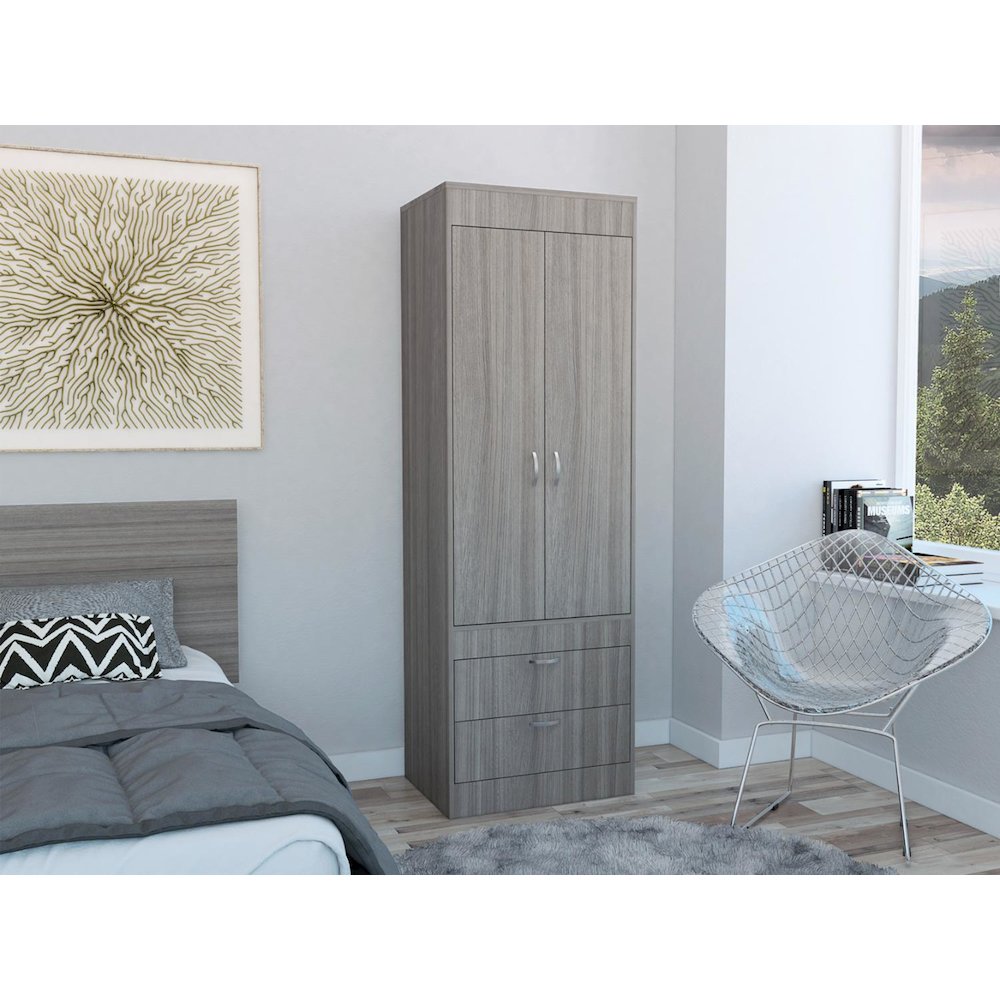 Lisboa Armoire Light Gray MDF. Picture 3