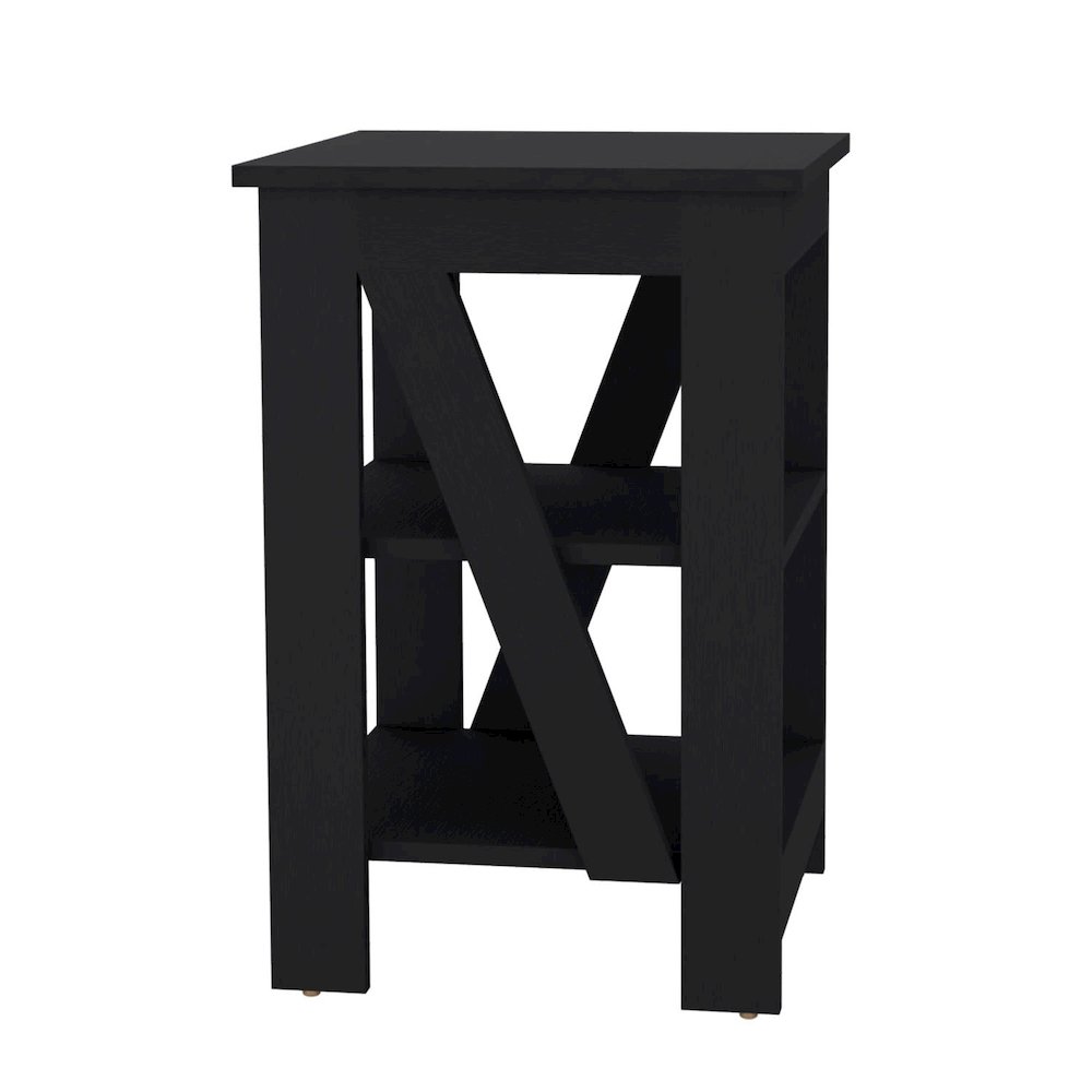 Taylor Side Table Black MDF. Picture 5