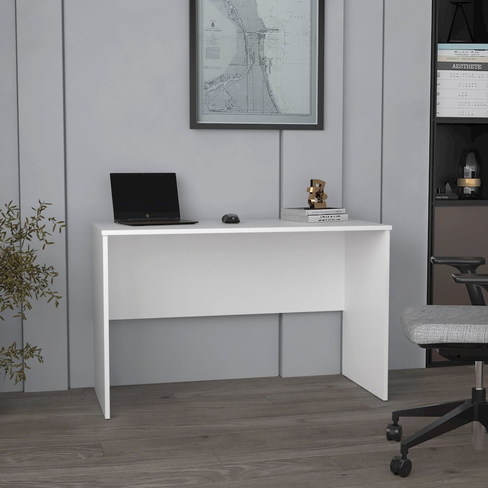 Malibu Desk White MDF. Picture 3