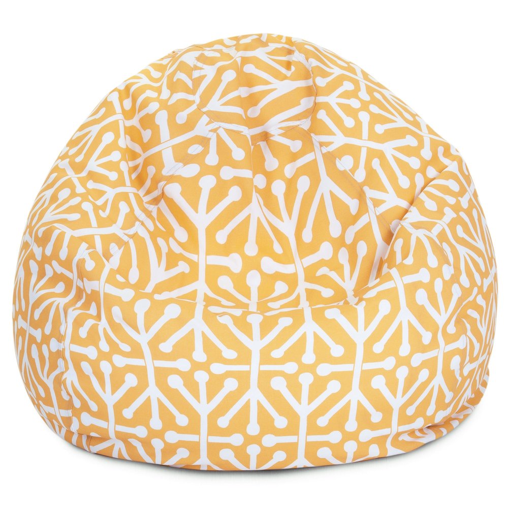 Majestic Home Goods Large Bean Bag Aruba Citrus. Picture 1