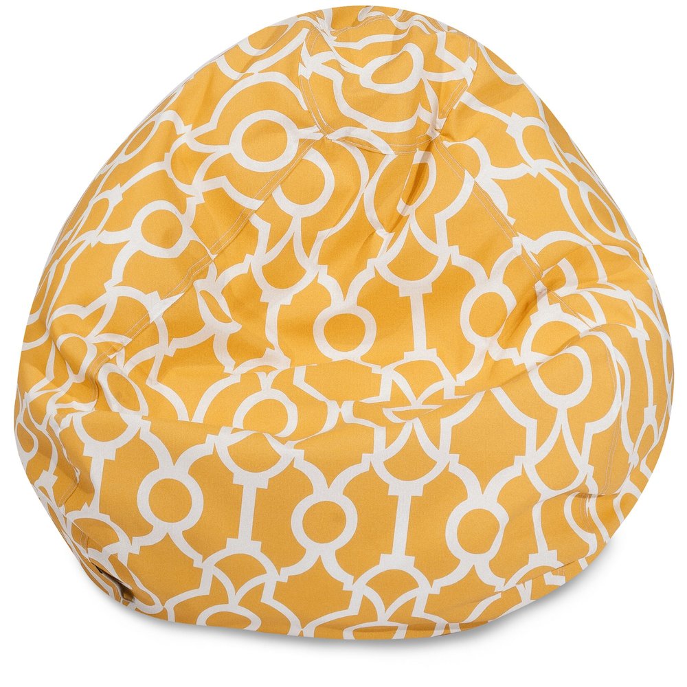 Majestic Home Goods Large Bean Bag Athens Citrus. Picture 1
