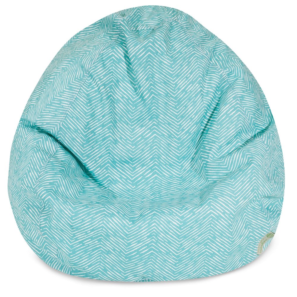Majestic Home Goods Large Bean Bag South West Teal. Picture 1