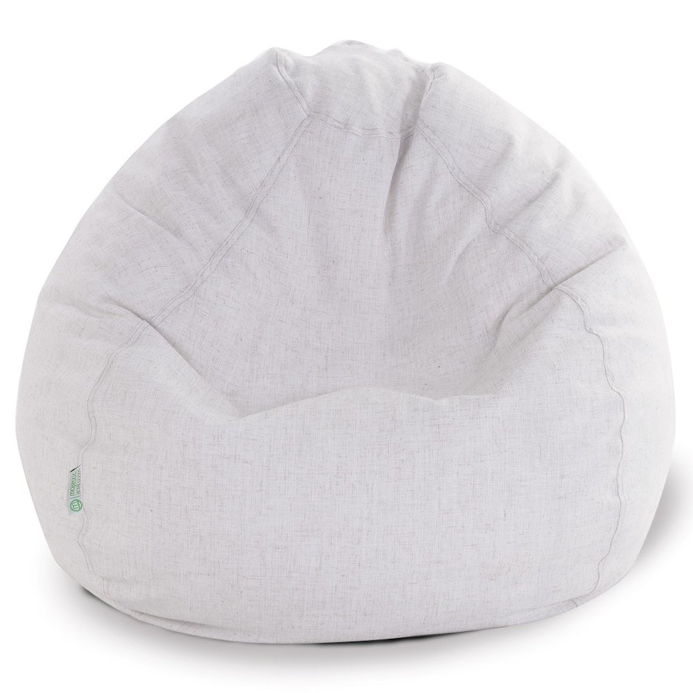 Majestic Home Goods Large Bean Bag Wales Magnolia. Picture 1
