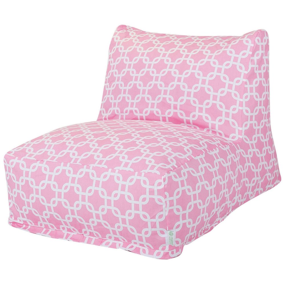 Majestic Home Goods Chair Lounger Links Soft Pink. Picture 1