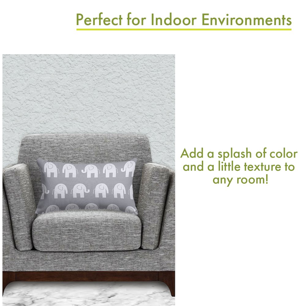 Majestic Home Goods Pillow 12x20 Ellie Gray. Picture 4