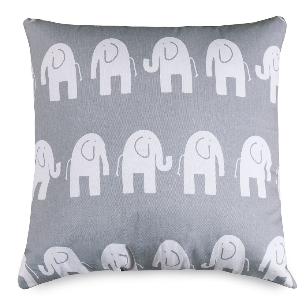 Majestic Home Goods Pillow 24x24 Ellie Gray. Picture 1