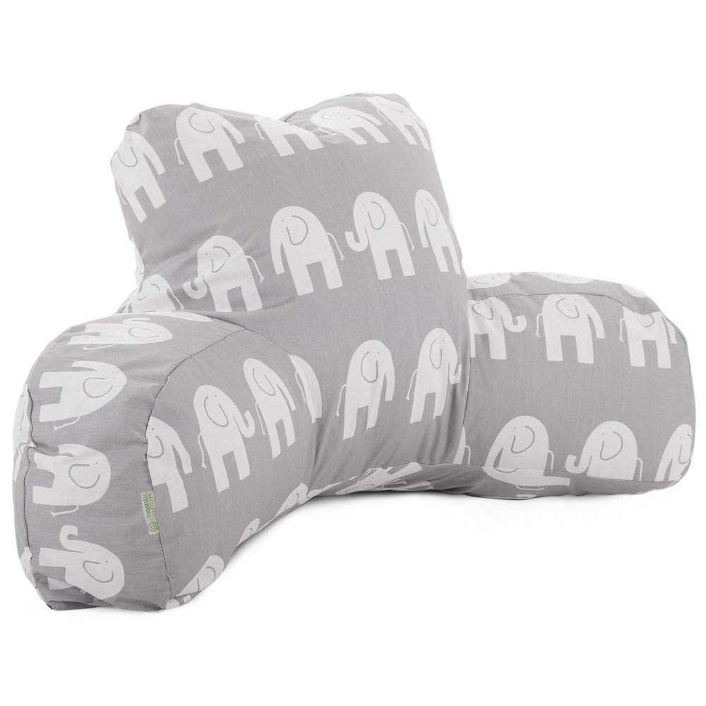 Majestic Home Goods Reading Pillow Ellie Gray. Picture 1
