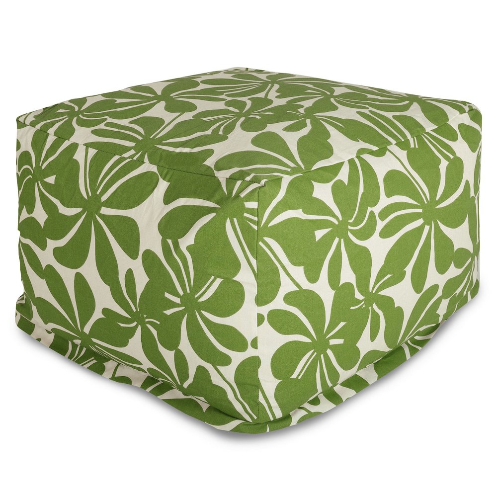 Majestic Home Goods Ottoman Pouf Plantation Sage. Picture 1