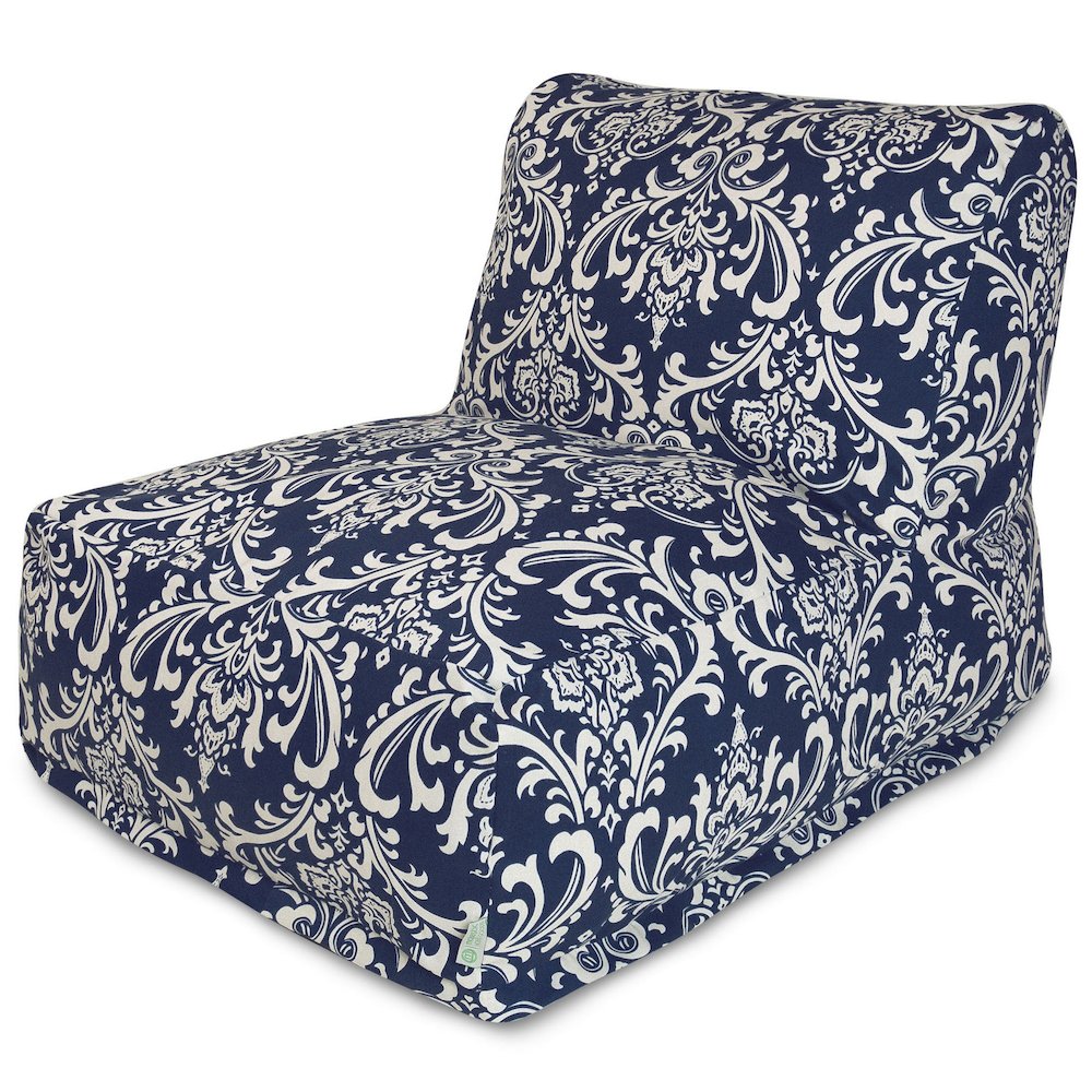 Majestic Home Goods Chair Lounger French Quarter Navy. Picture 1