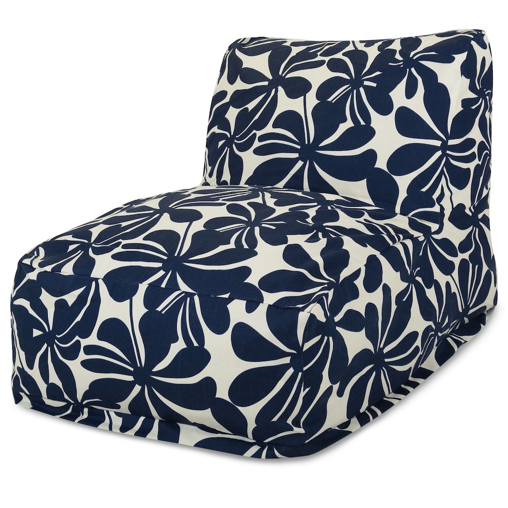 Majestic Home Goods Chair Lounger Plantation Navy. Picture 1