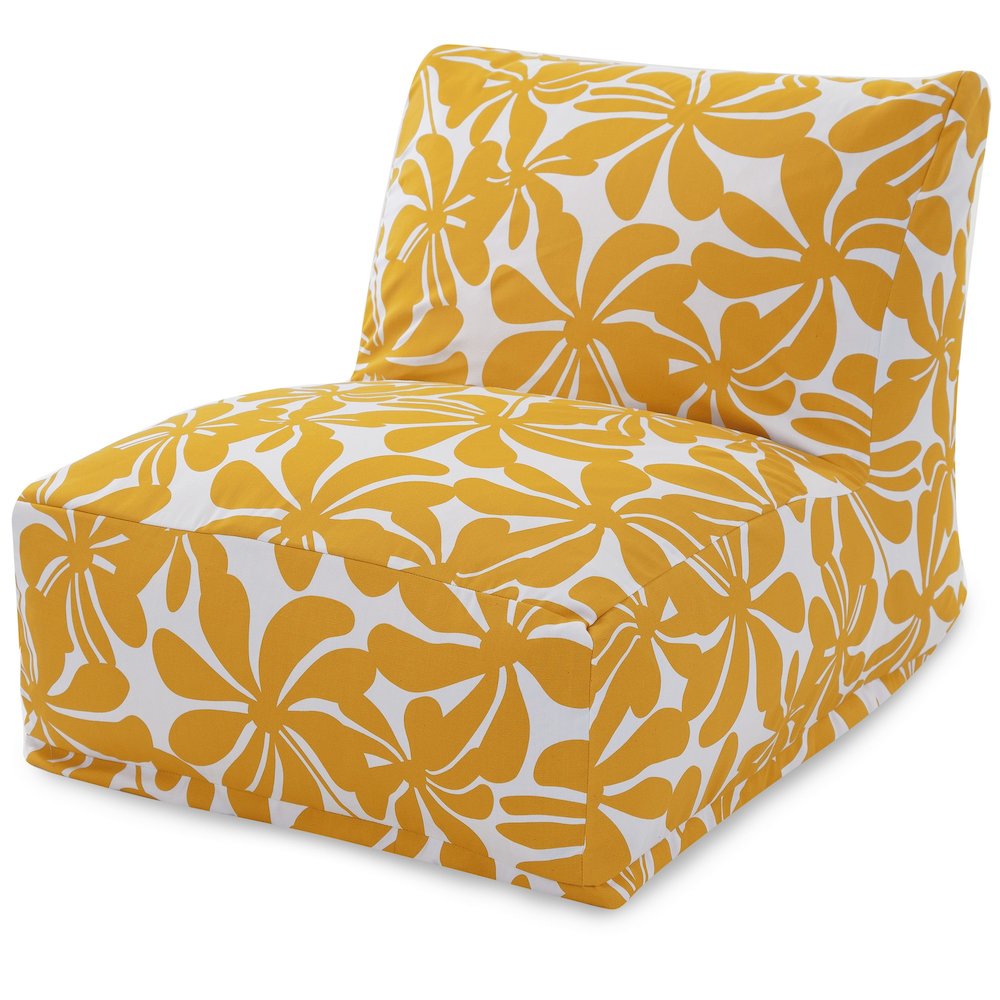 Majestic Home Goods Chair Lounger Plantation Yellow. Picture 1