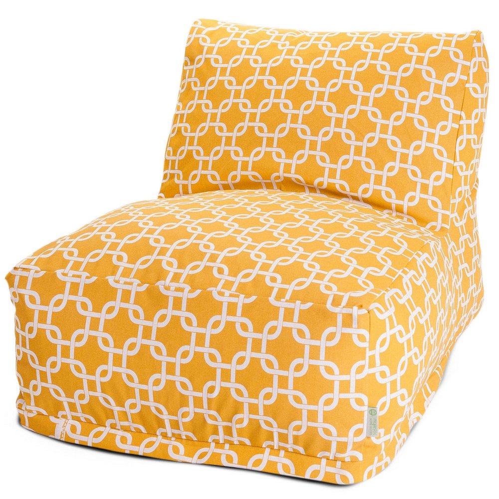 Majestic Home Goods Chair Lounger Links Yellow. Picture 1