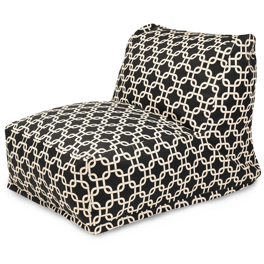Majestic Home Goods Chair Lounger Links Black. Picture 1